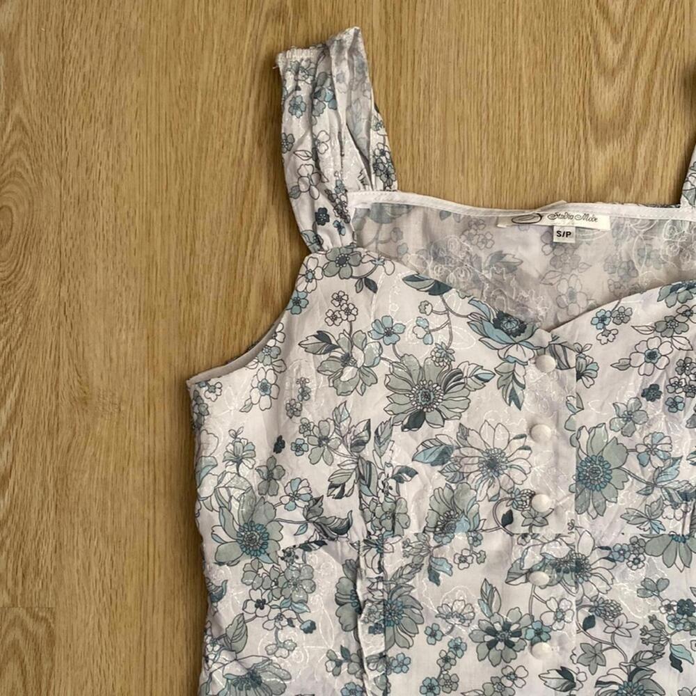 Coquette Cottagecore Floral Matching Set Mini Skirt Romantic - Picture 4 of 16